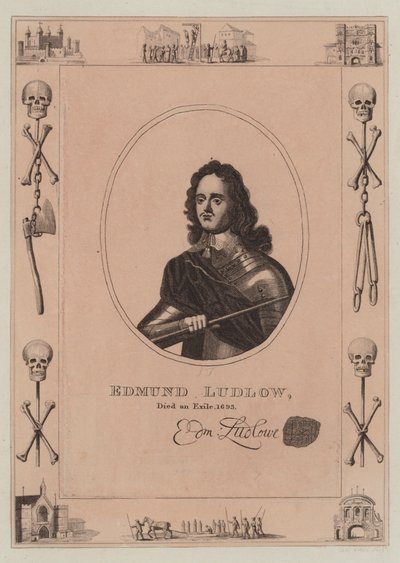 Edmund Ludlow, Died in Exile, 1693 by English School